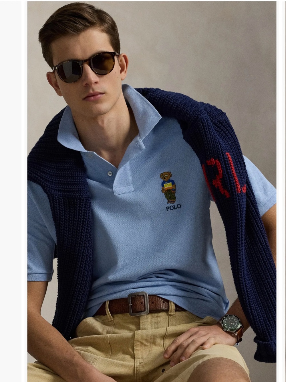 NWT Polo Ralph Lauren Classic Fit Polo Bear Cotton Piqué Polo